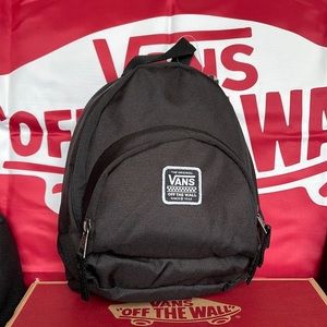 Vans Girls/Women Ranged 2 Black Mini Backpack (VN0A7UFOBLK) NWT